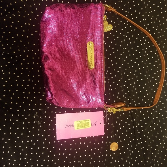 Small Metallic Pink Betsey Bag - Picture 4 of 4